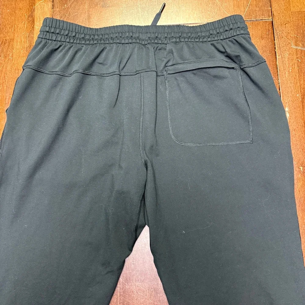 Lululemon ABC Soft Jersey Joggers Mens XL Black M5AY2S Tapered Athletic Pants